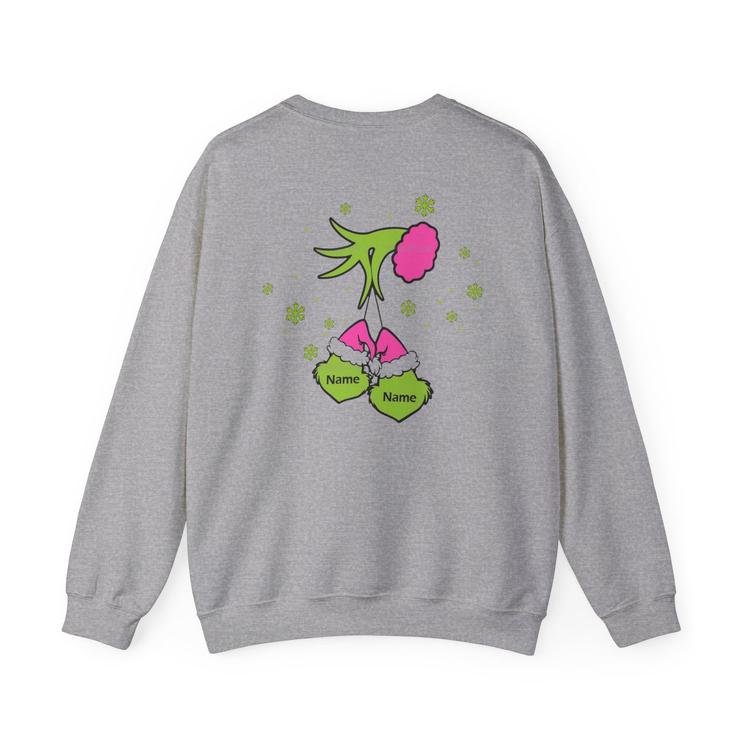 Grinch mama ornament crew neck sweater