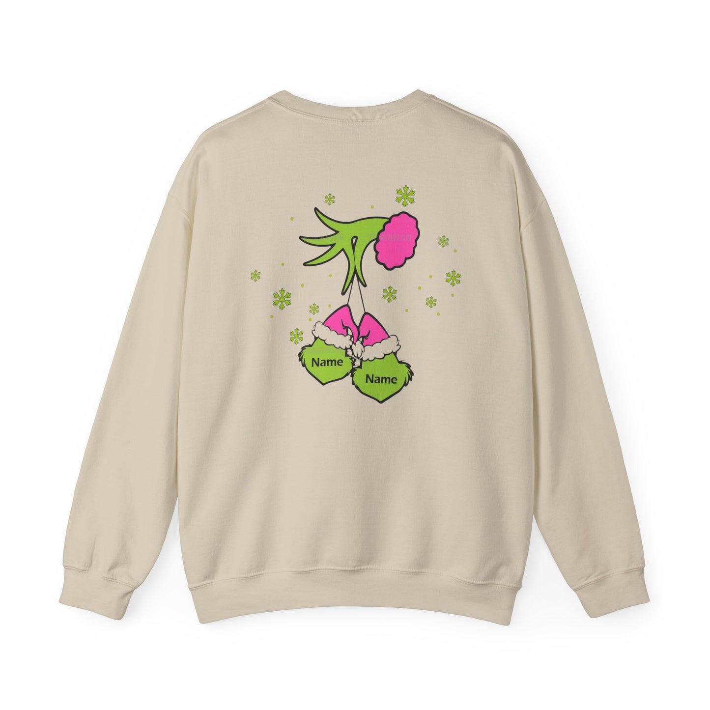 Grinch mama ornament crew neck sweater