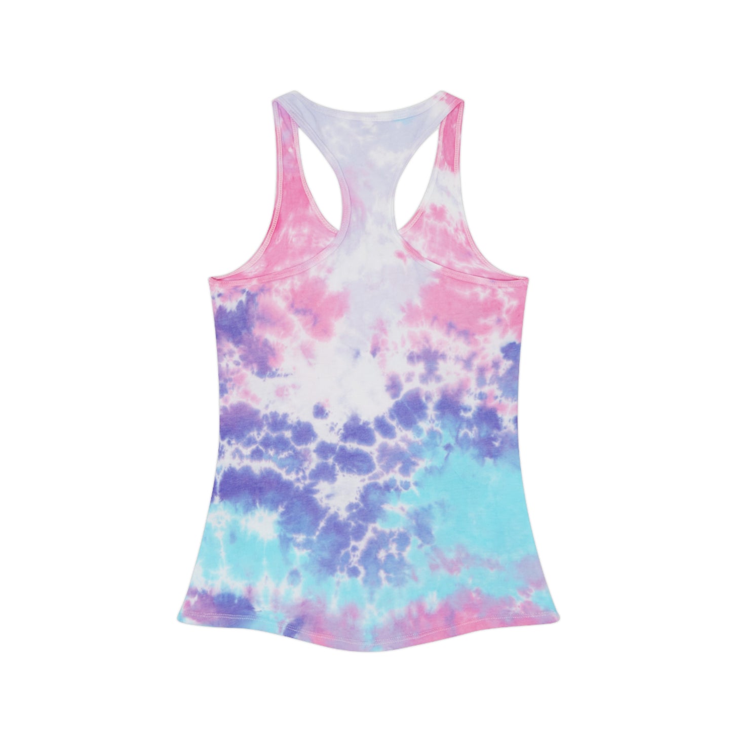 Summer vibes Tie Dye Racerback Tank Top