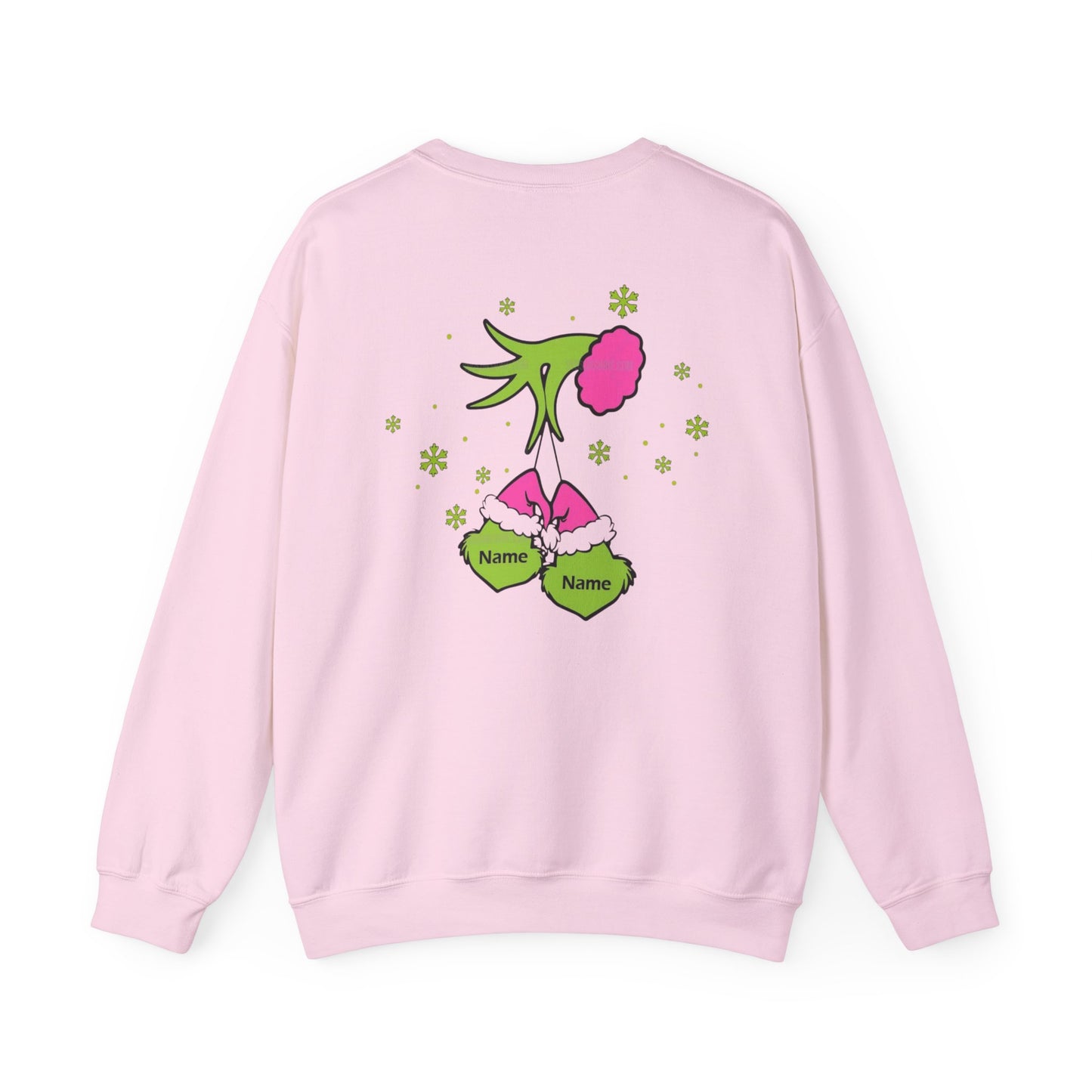 Grinch mama ornament crew neck sweater