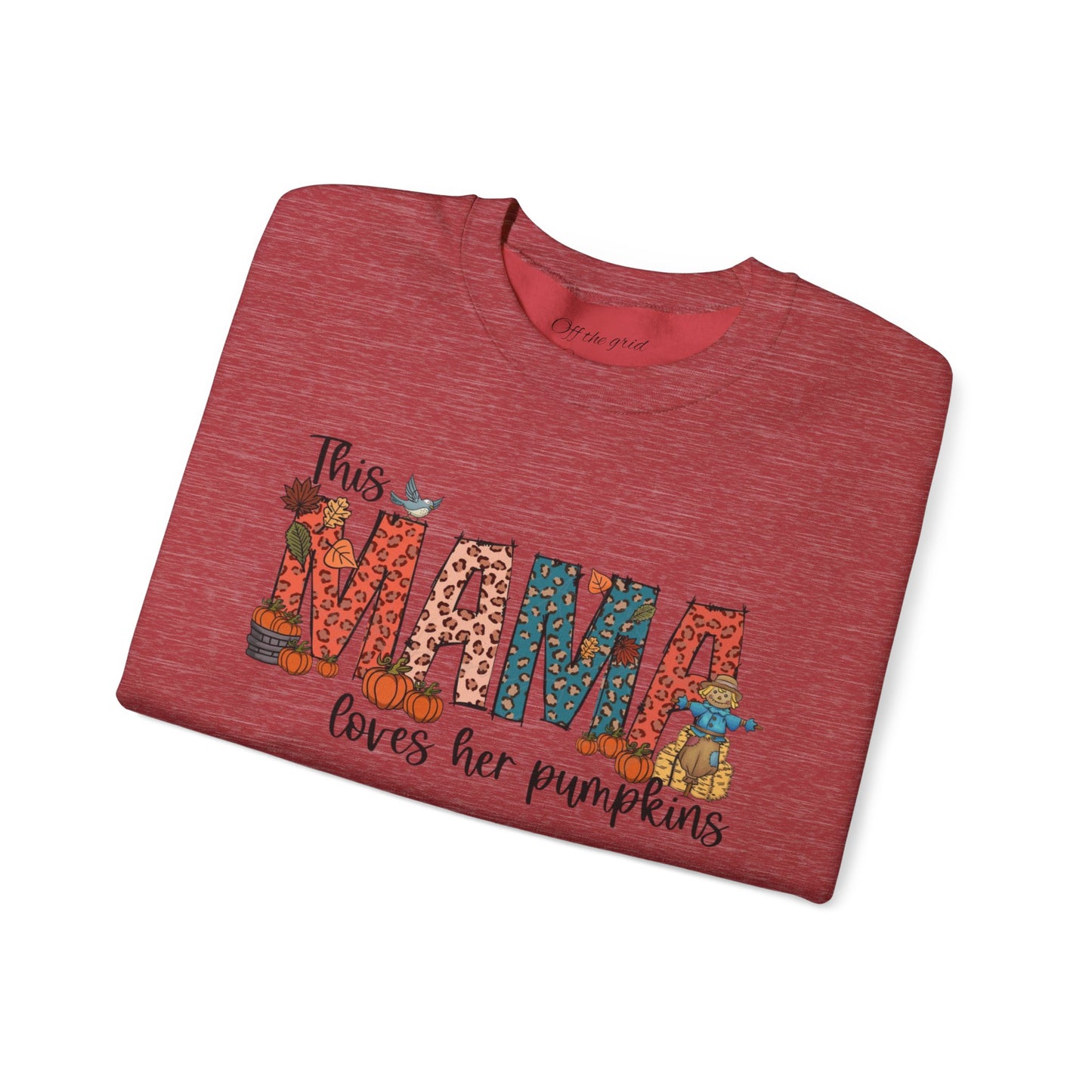 Mama Loves Her Pumpkins crew neck sweater