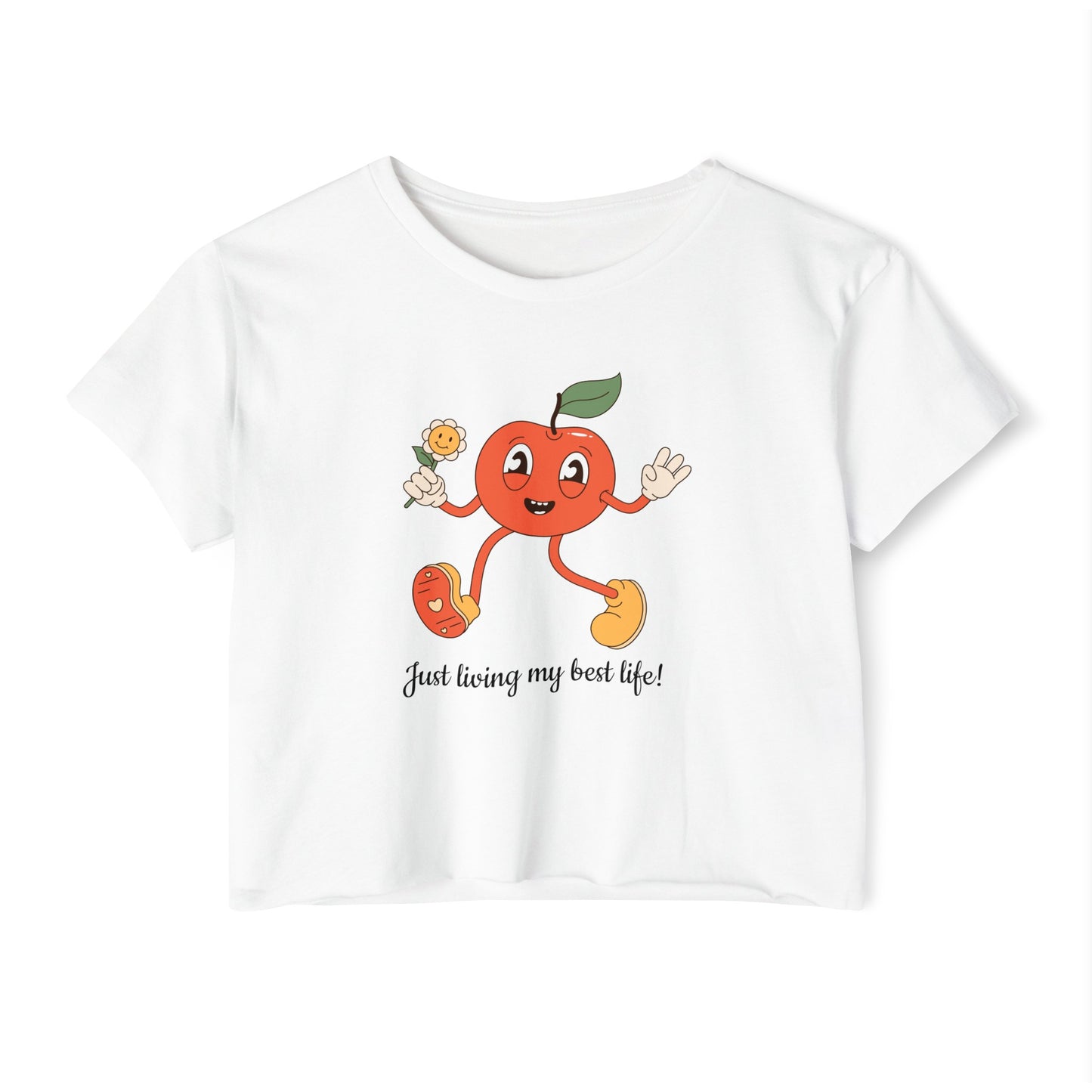 Cherry Women's Crop Top