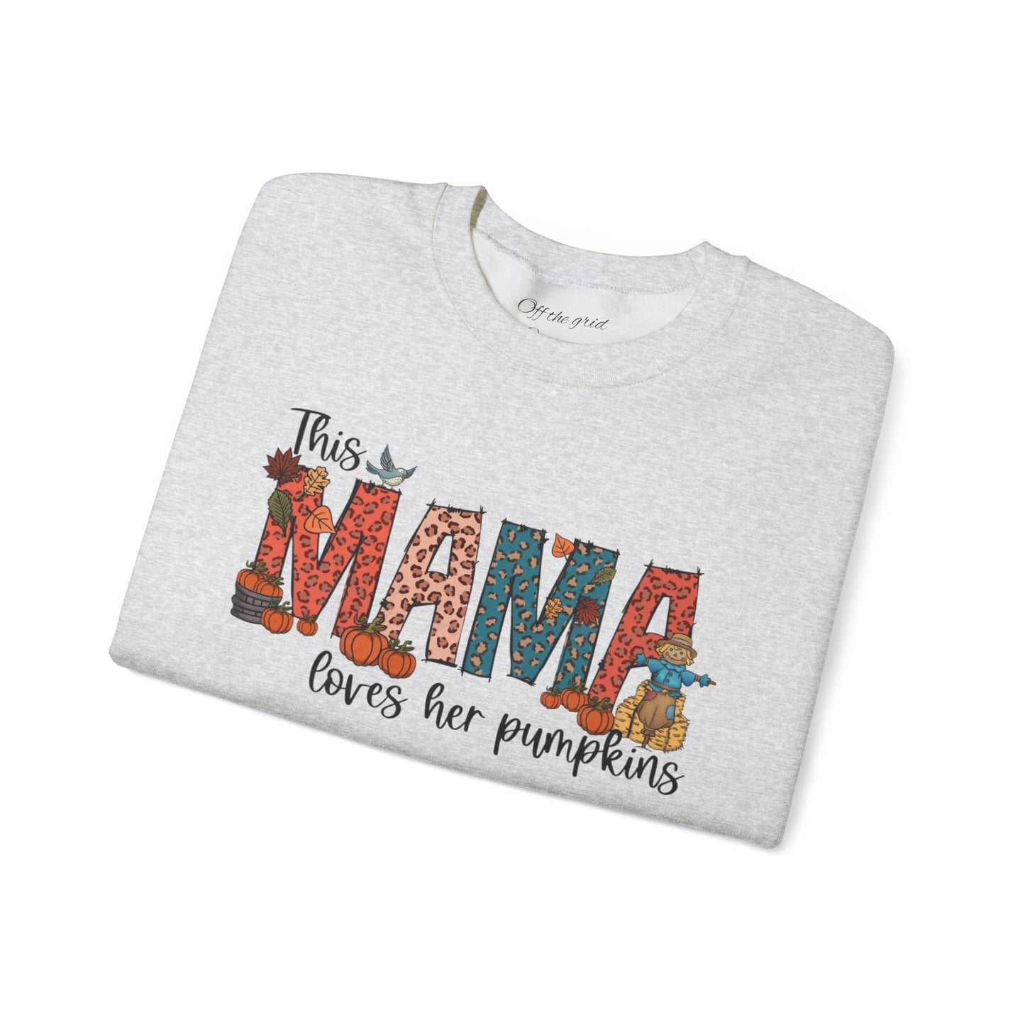 Mama Loves Her Pumpkins crew neck sweater