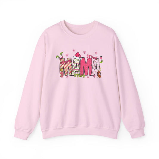 Grinch mama ornament crew neck sweater