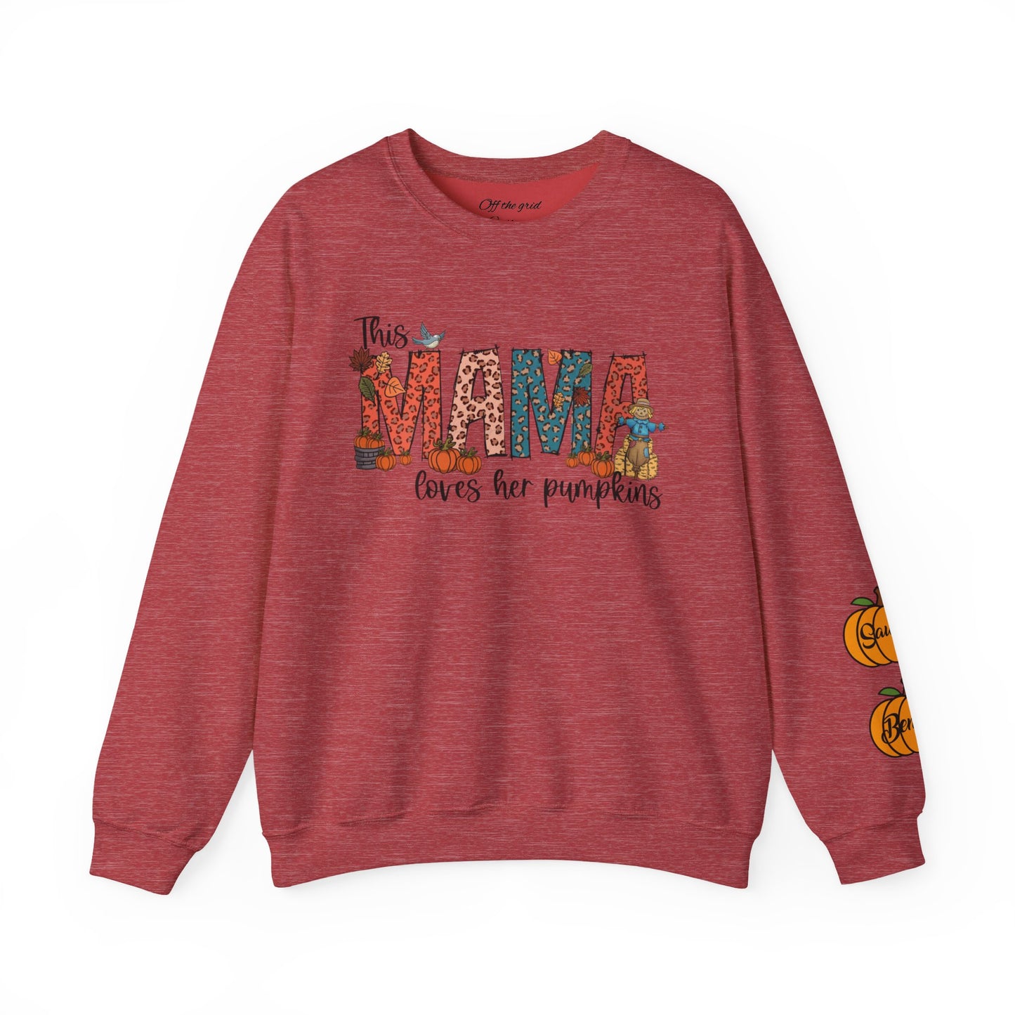Mama Loves Her Pumpkins crew neck sweater
