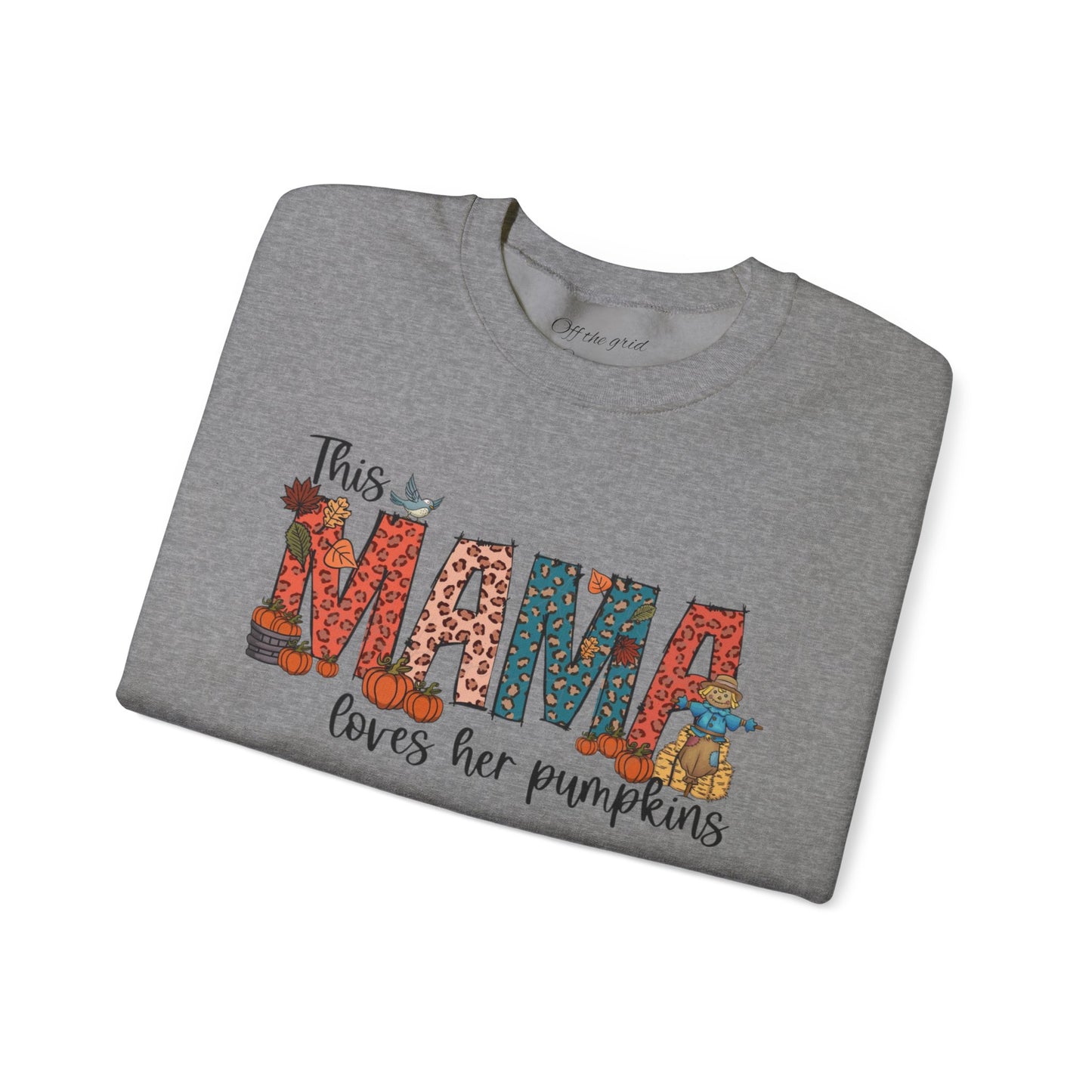 Mama Loves Her Pumpkins crew neck sweater